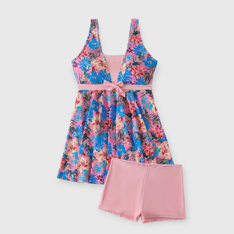 Meraya – Eleganter Blumen-Tankini mit Figurspiel