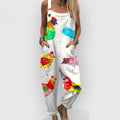 Amabel - Vintage Weitbeiniger Jumpsuit