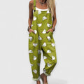 Althea - Damen Vintage Weitbeiniger Jumpsuit