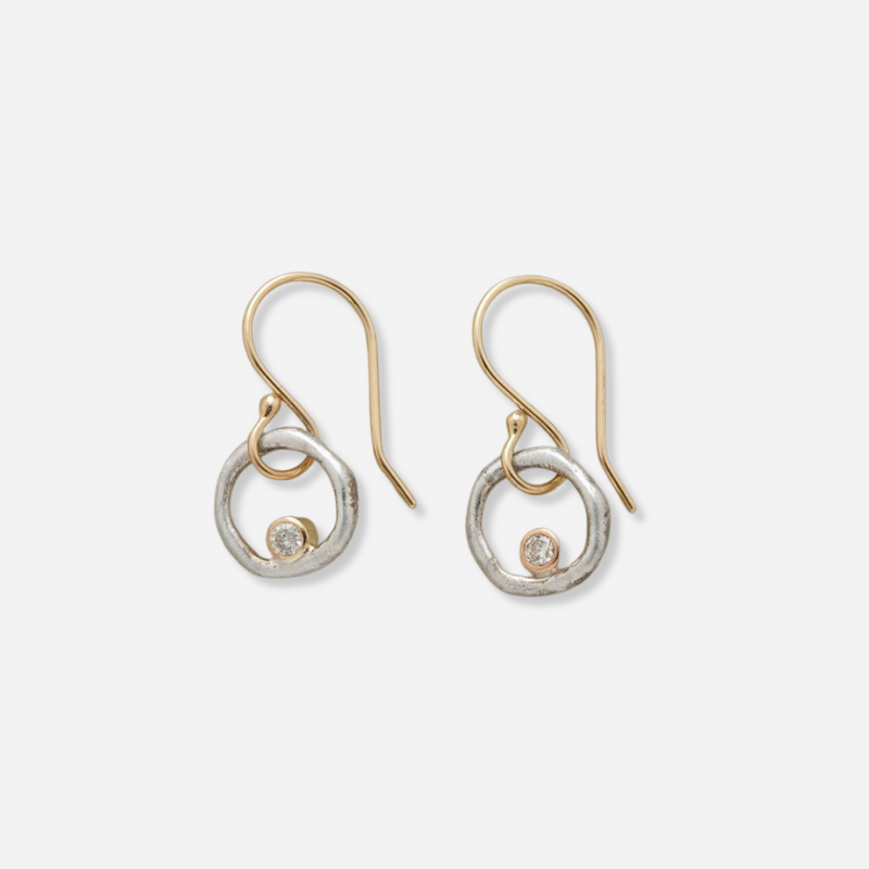 Laura - Vintage-Ohrringe mit Zirkonia