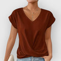 Olivia – Feminines Top mit V-Ausschnitt