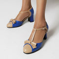NANCY - Orthopädische Vintage-Heels mit Schleife