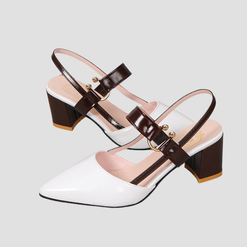 Nia - Orthopädische Komfort-Sandalen mit Blockabsatz