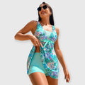 Meraya – Eleganter Blumen-Tankini mit Figurspiel