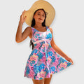 Meraya – Eleganter Blumen-Tankini mit Figurspiel