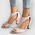 Nessa - Orthopädische Sandalen mit Absatz und Cut-Out